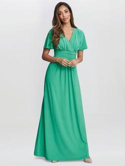 Gina Bacconi Elena Jersey Maxi Dress, Purple, Jade