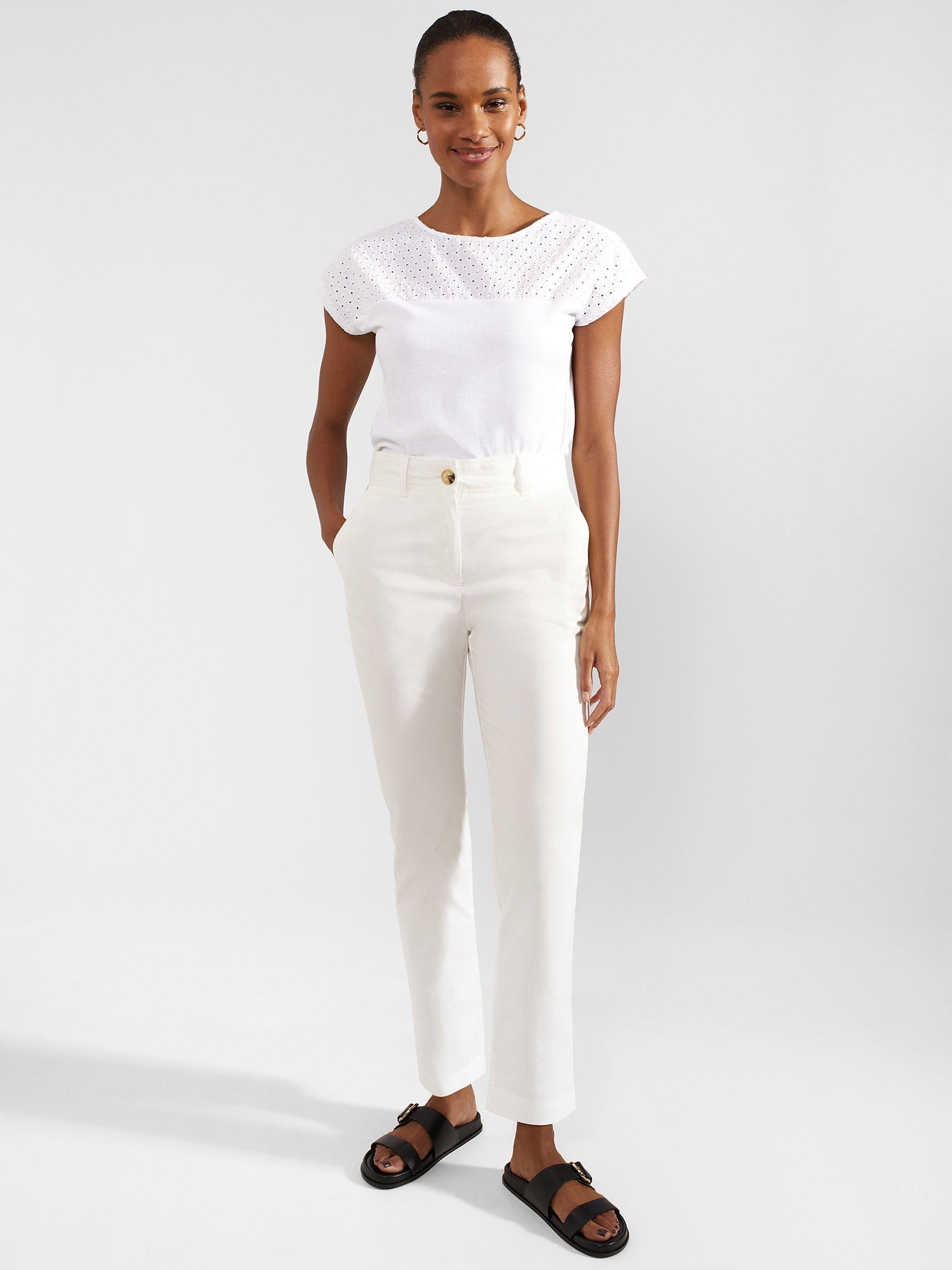 Hobbs Calla Chinos, Milky White