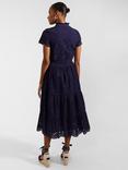 Hobbs Rhianne Midi Dress, True Navy