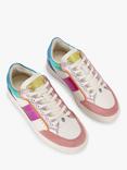 Kurt Geiger London Kensington Leather Colour Block Trainers, Multi