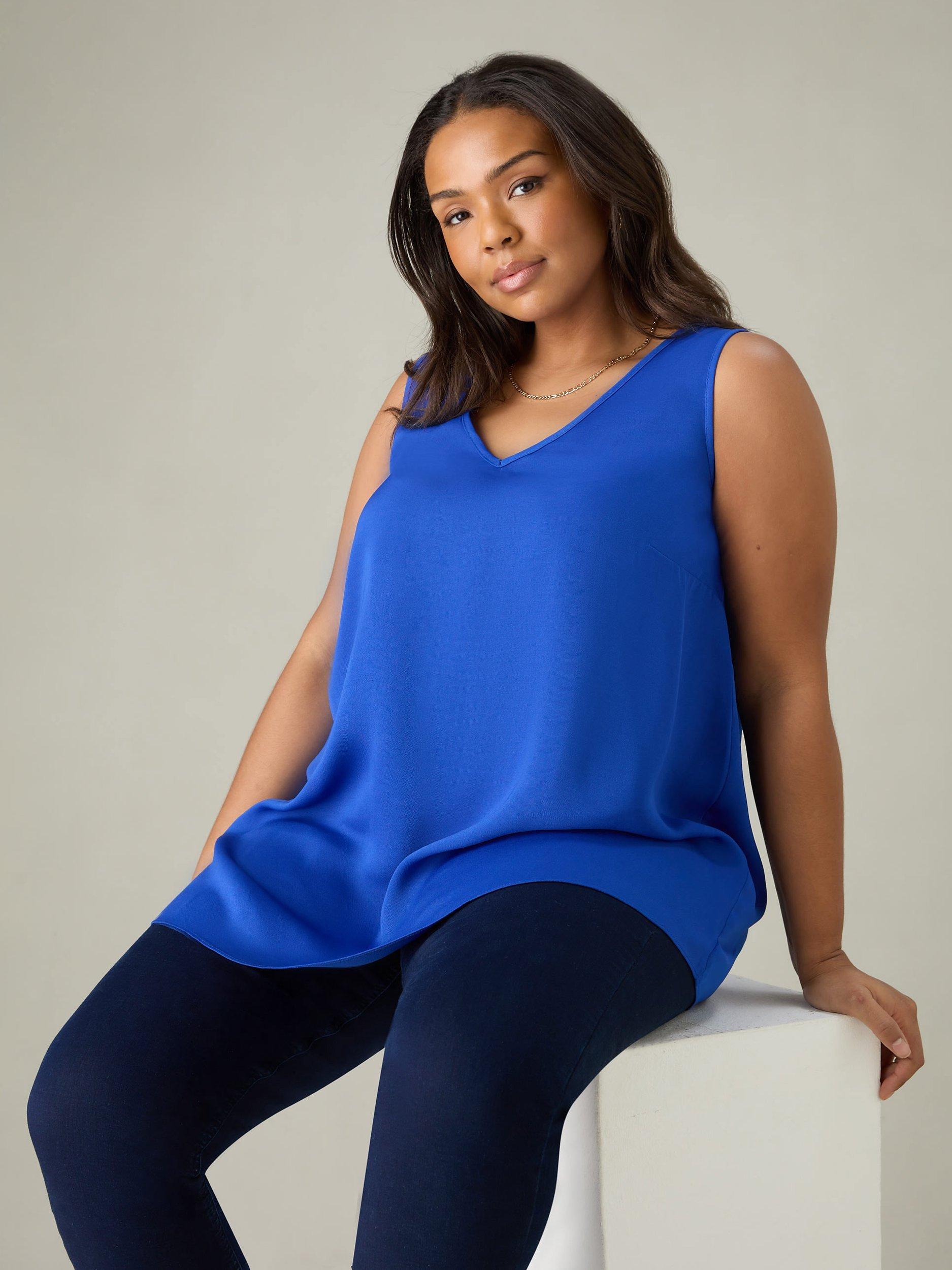Live Unlimited Curve Vest Top, Blue
