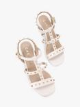 Carvela Samba Studded Heeled Sandals, White