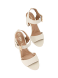 Carvela Sadie 2 Block Heel Sandals, Putty