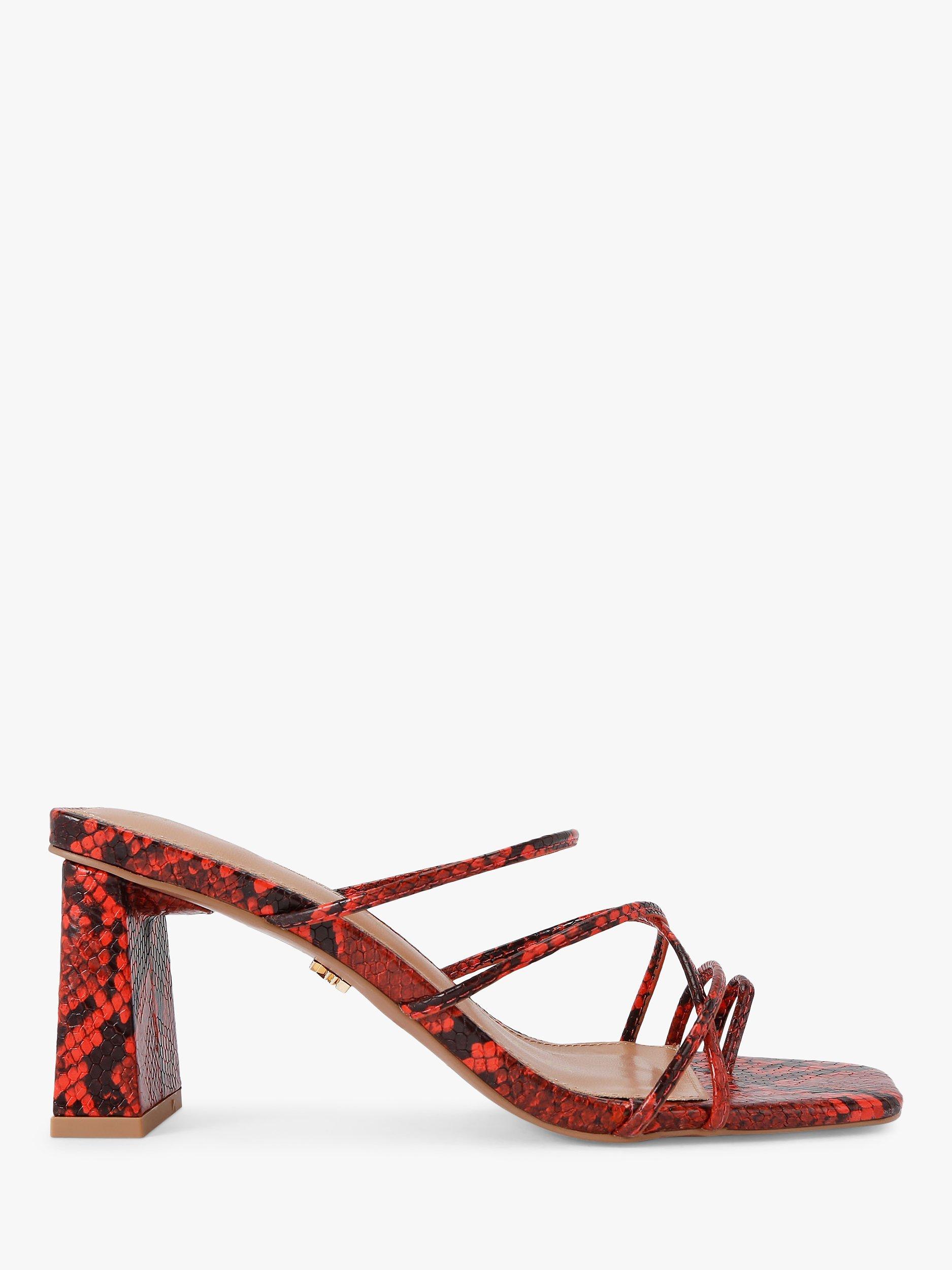Kurt geiger red sandals deals
