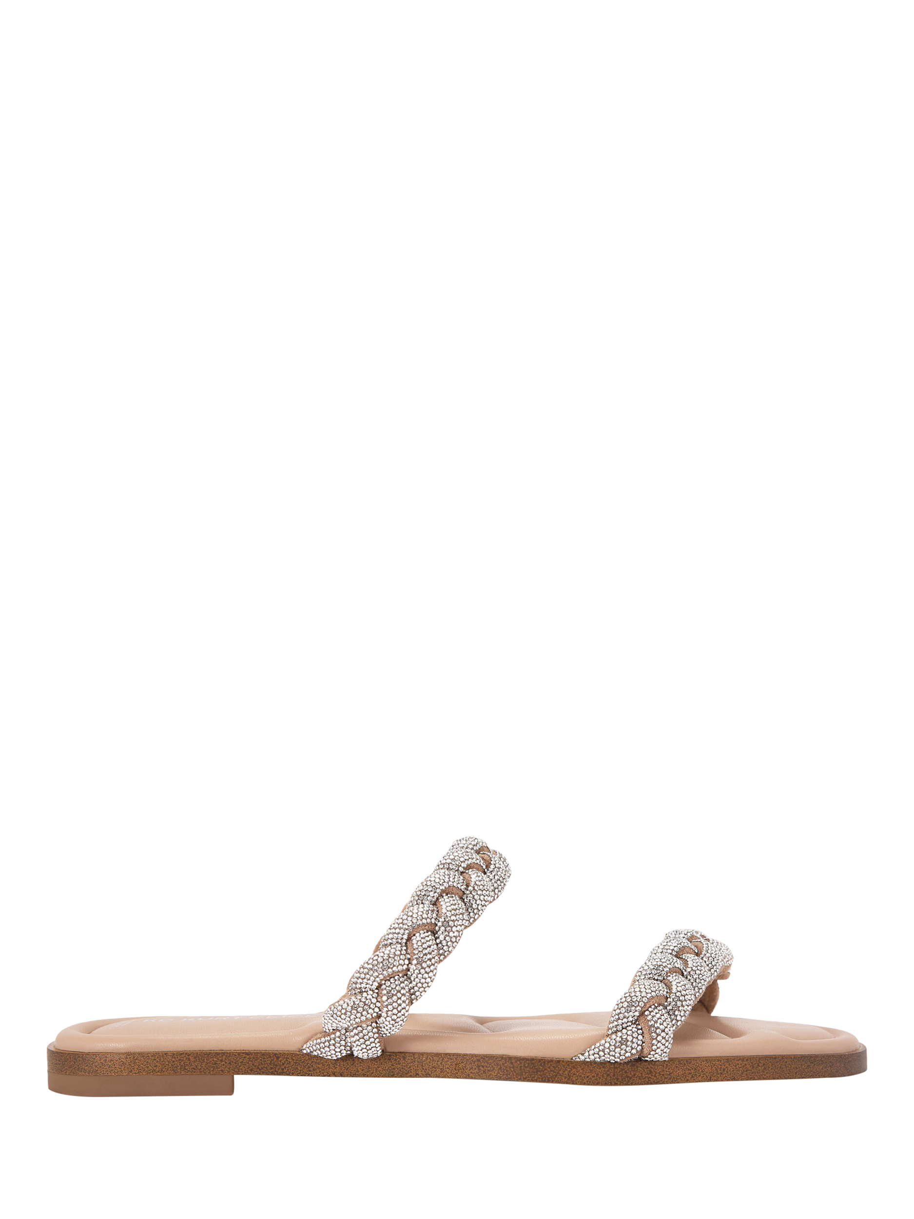 KG Kurt Geiger Riley Strappy Sandals, Silver