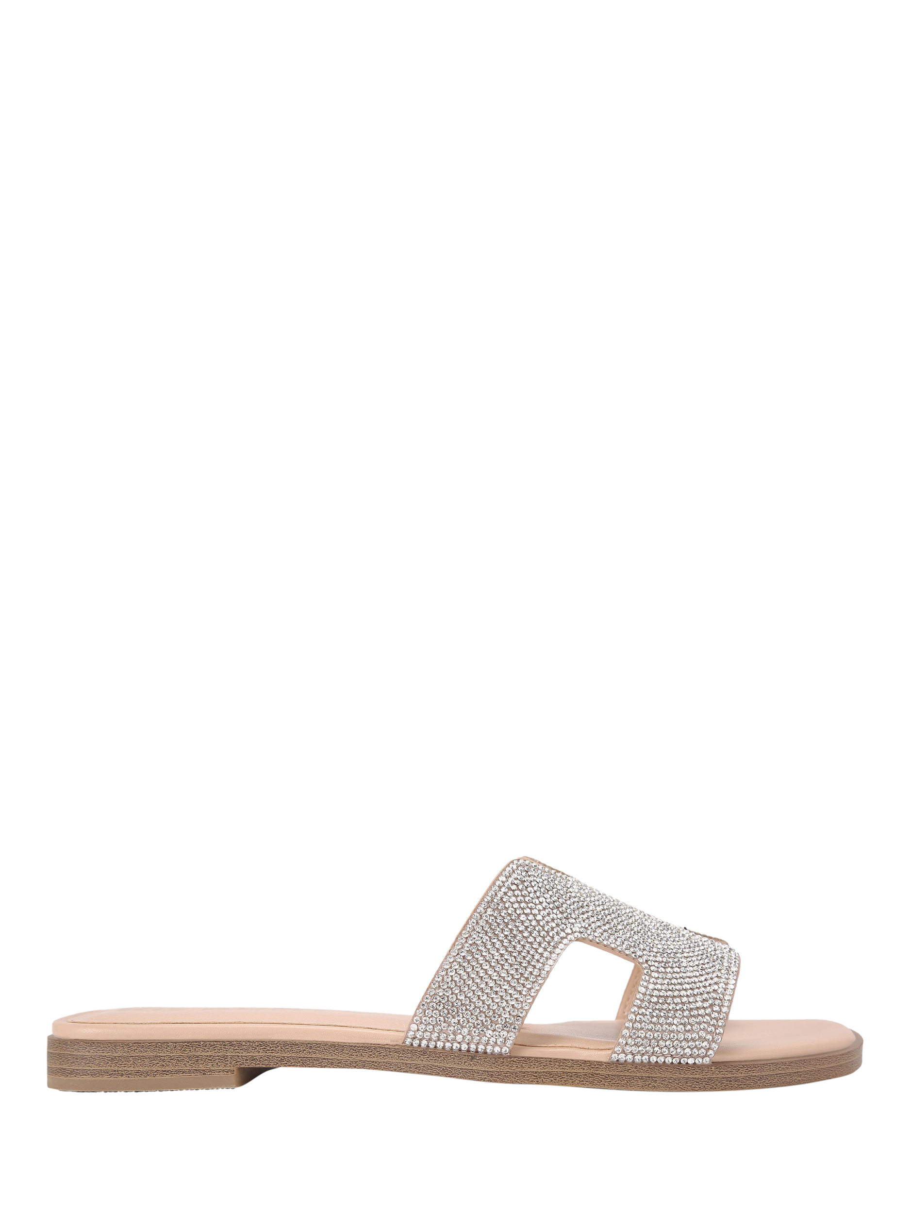 KG Kurt Geiger Raven Bling Sandals, Silver