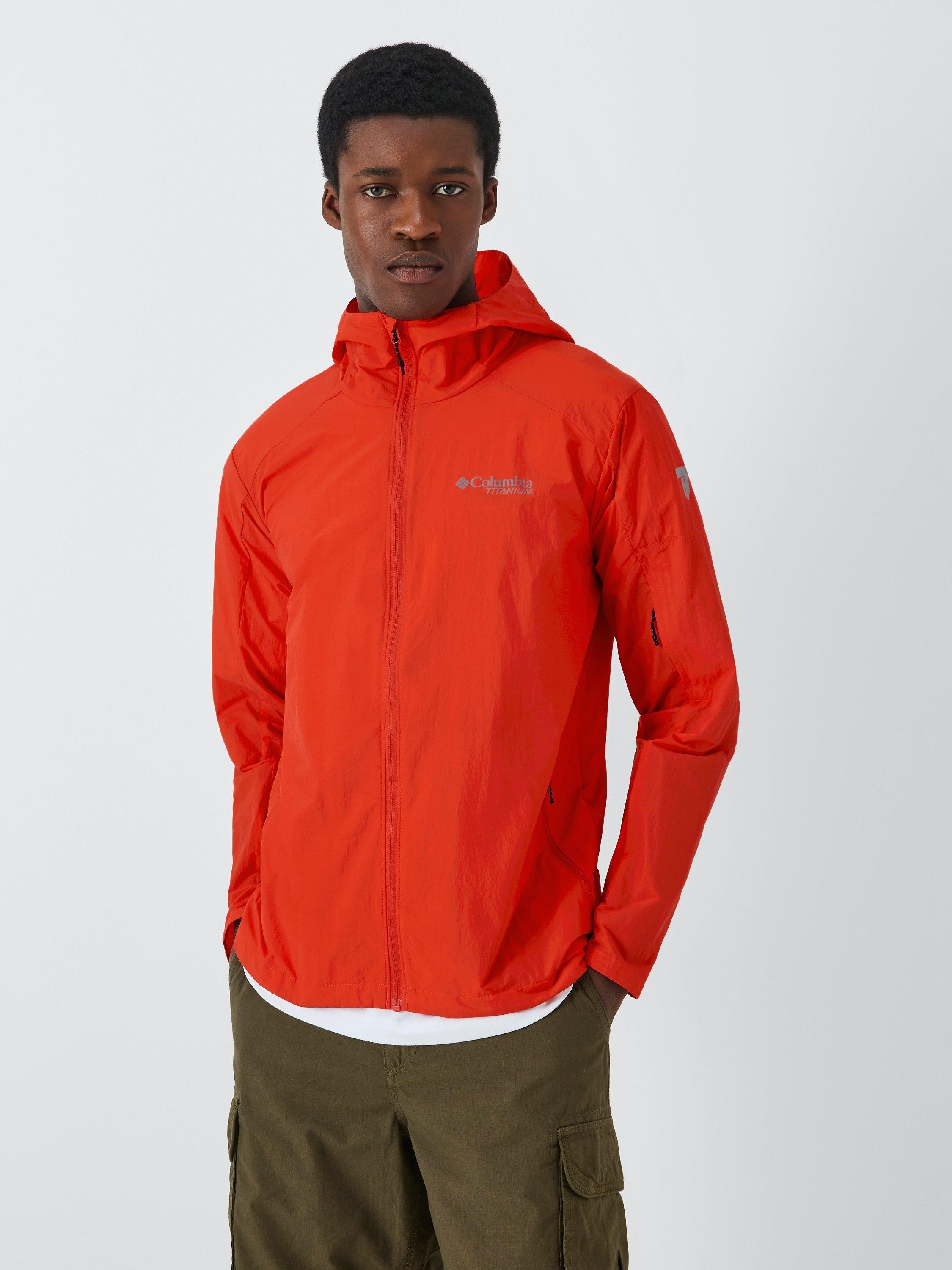 Columbia Men s Loop Trail II Windbreaker Jacket Orange