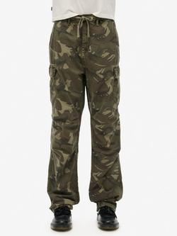 Superdry Low Rise Parachute Cargo Trousers, Outline Camo - view 2, Outline Camo