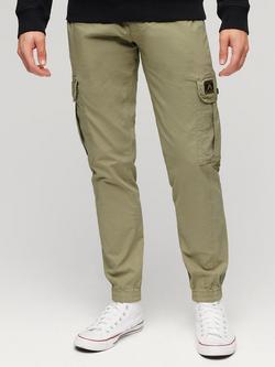 Superdry Para Cargo Slim Trousers, Light Khaki Green