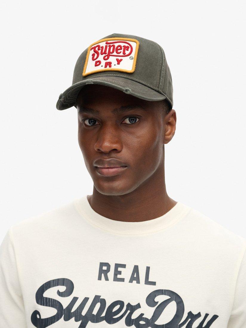 Superdry Graphic Trucker Cap Vintage Black