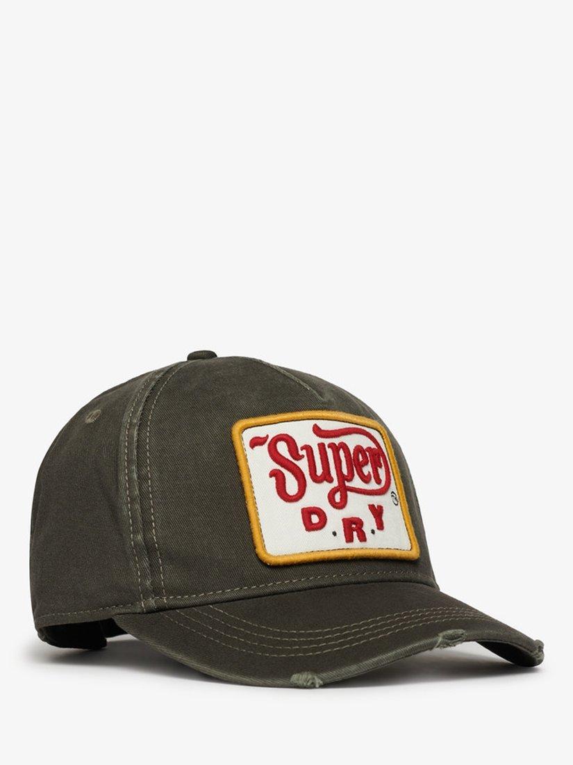 Product image 3 of 3, which shows Superdry Graphic Trucker Cap, Vintage Black, One Size