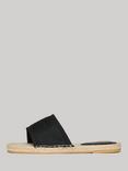 Superdry Lace Overlay Canvas Espadrille Sliders