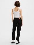 Levi's 501 Cropped Jeans, Black Sprout