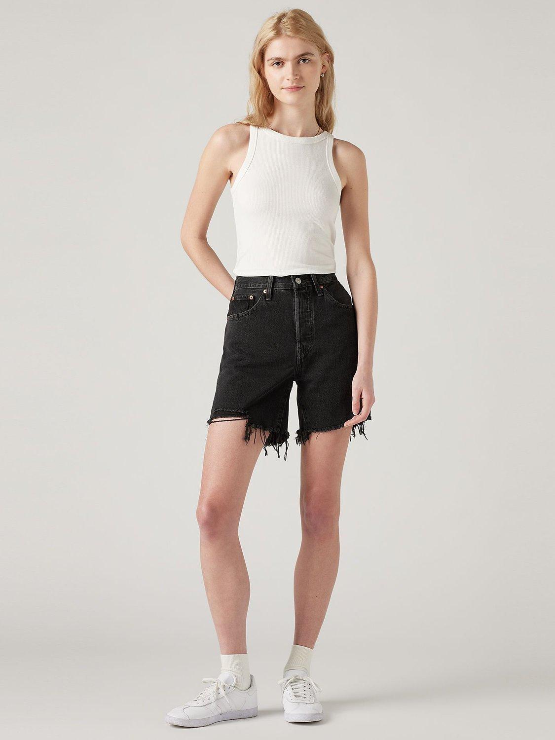 Levi's 501 Mid Thigh Denim Shorts