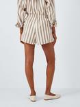 PAIGE Lure Stripe Shorts, Cream/Multi