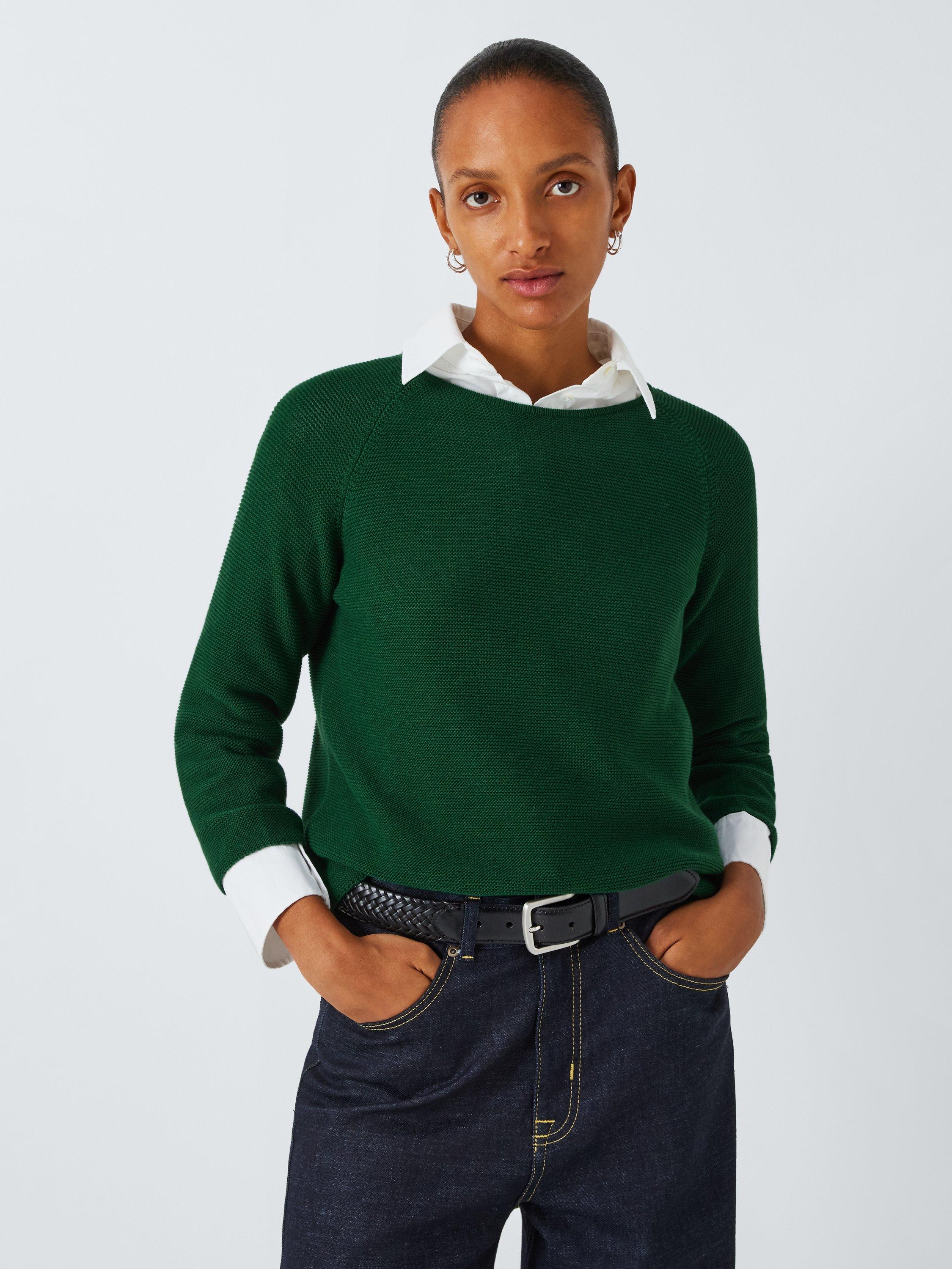 Weekend MaxMara Addotto Cotton Jumper, Green