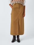 Weekend MaxMara Quicny Cotton Midi Skirt, Earth