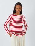 Weekend MaxMara Leida Stripe Top, Red/Multi