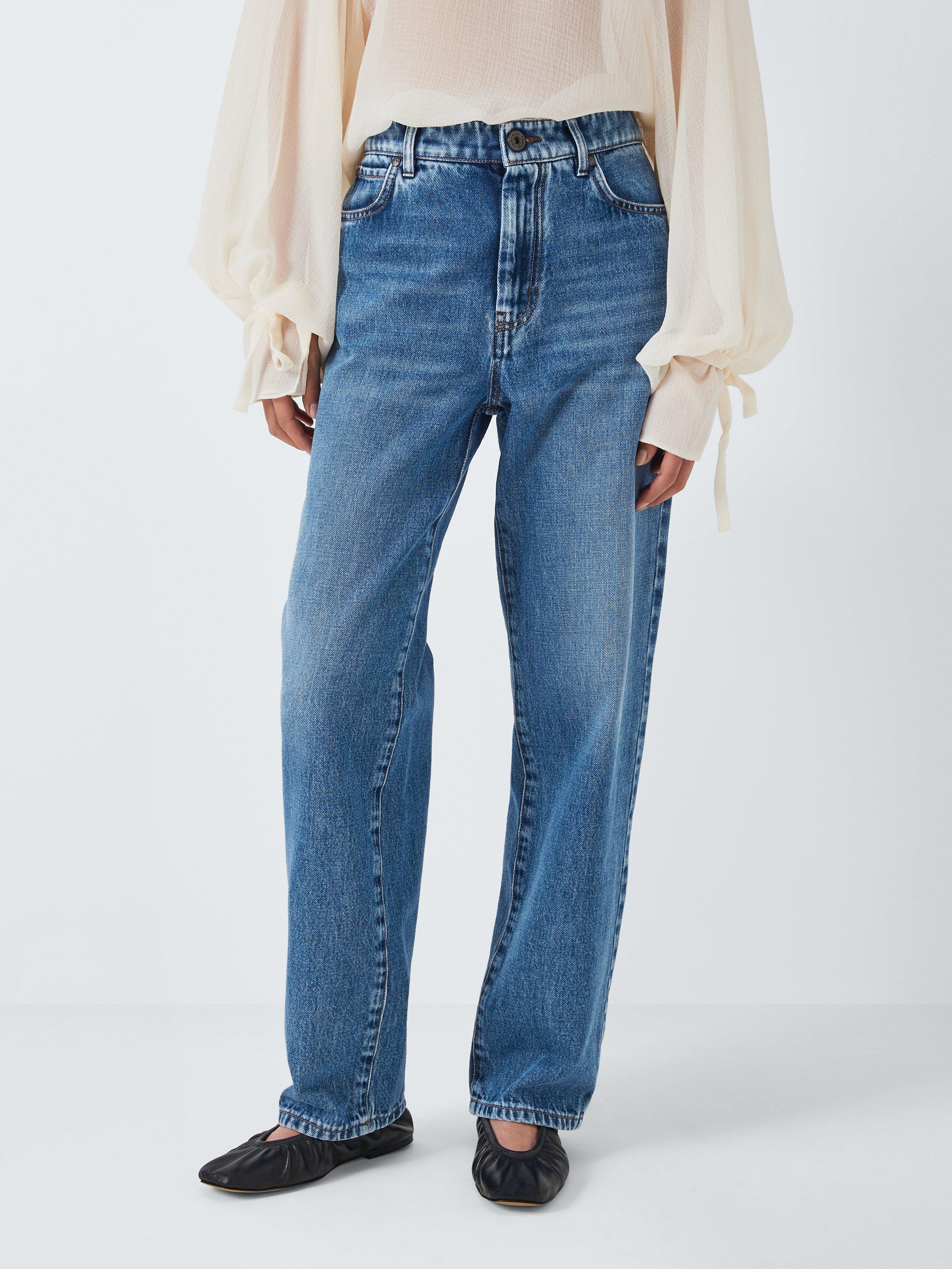 Weekend MaxMara Loris Straight Leg Jeans, Navy