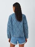 AND/OR Hallie Quilted Denim Jacket, Blue Haze