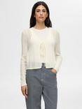 SELECTED FEMME Ria Alpaca Wool Blend Cardigan, Birch