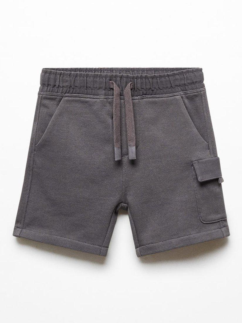 Mango Kids' Cargo Bermuda Drawstring Shorts