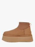 UGG Mini Dipper Suede Platform Ankle Boots, Chestnut