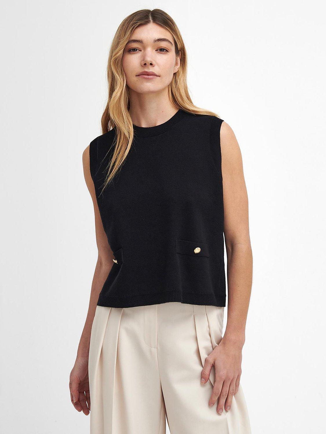 Barbour Kathryn Jumper Vest, Black