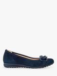 Gabor Sabia Wide Fit Suede Pumps, Dark Blue