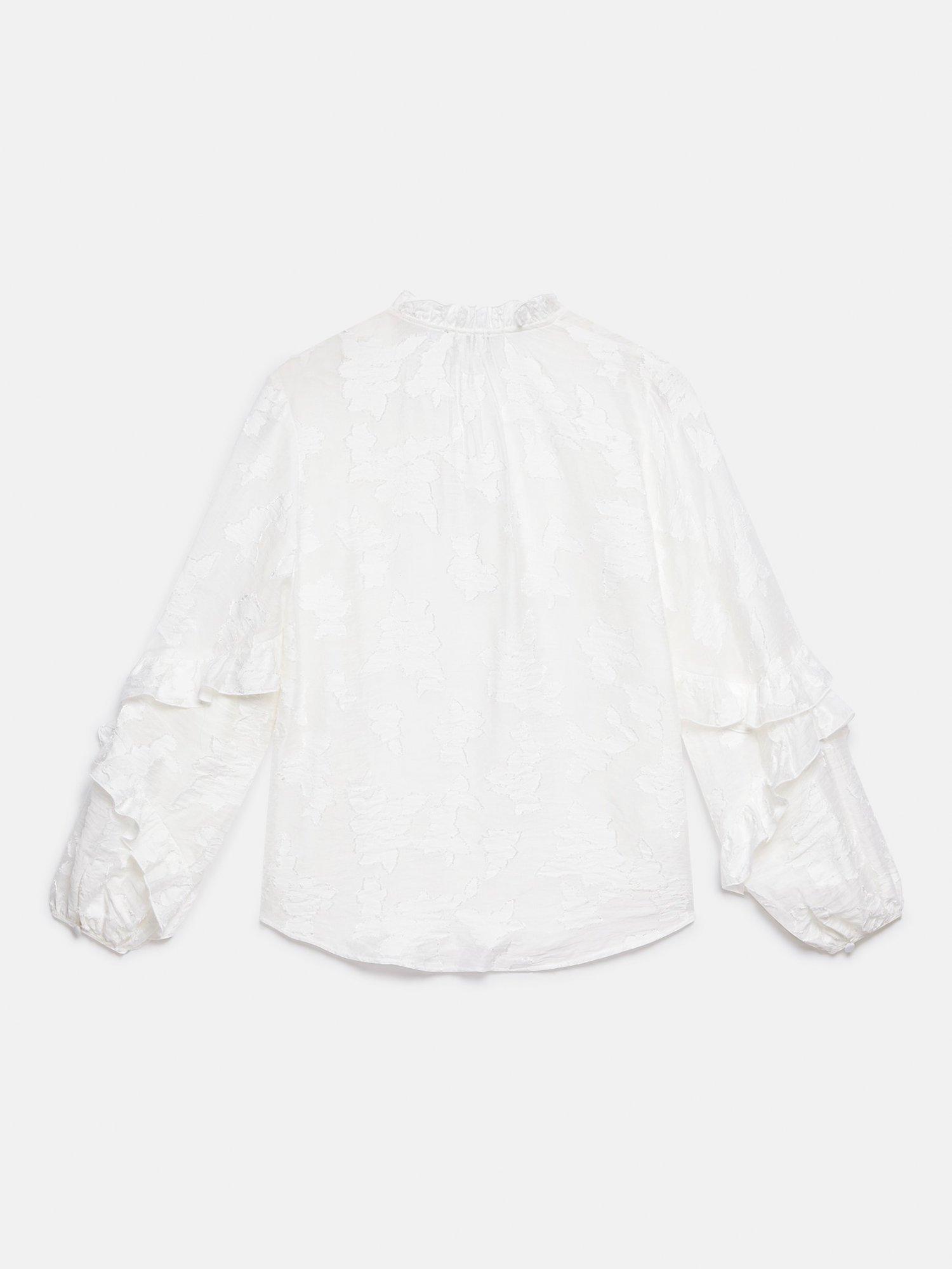 Mint Ruffle Layered Blouse