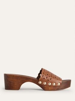 Boden Cut Out Detail Clogs, Tan, Tan