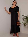 Chi Chi London Broderie Maxi Dress