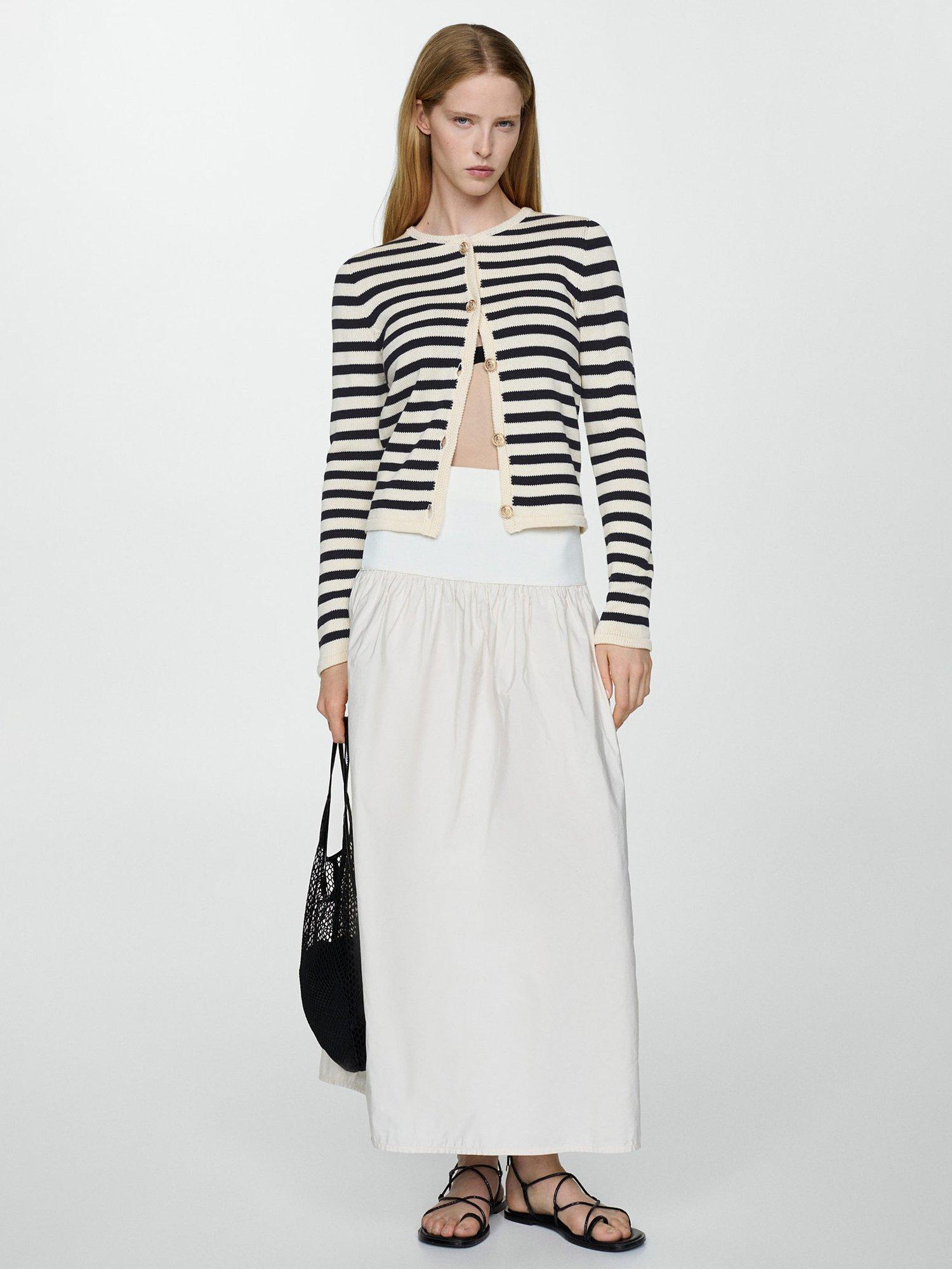 Product image 2 of 6, which shows Mango Eliot Cardigan, Navy, XXS
