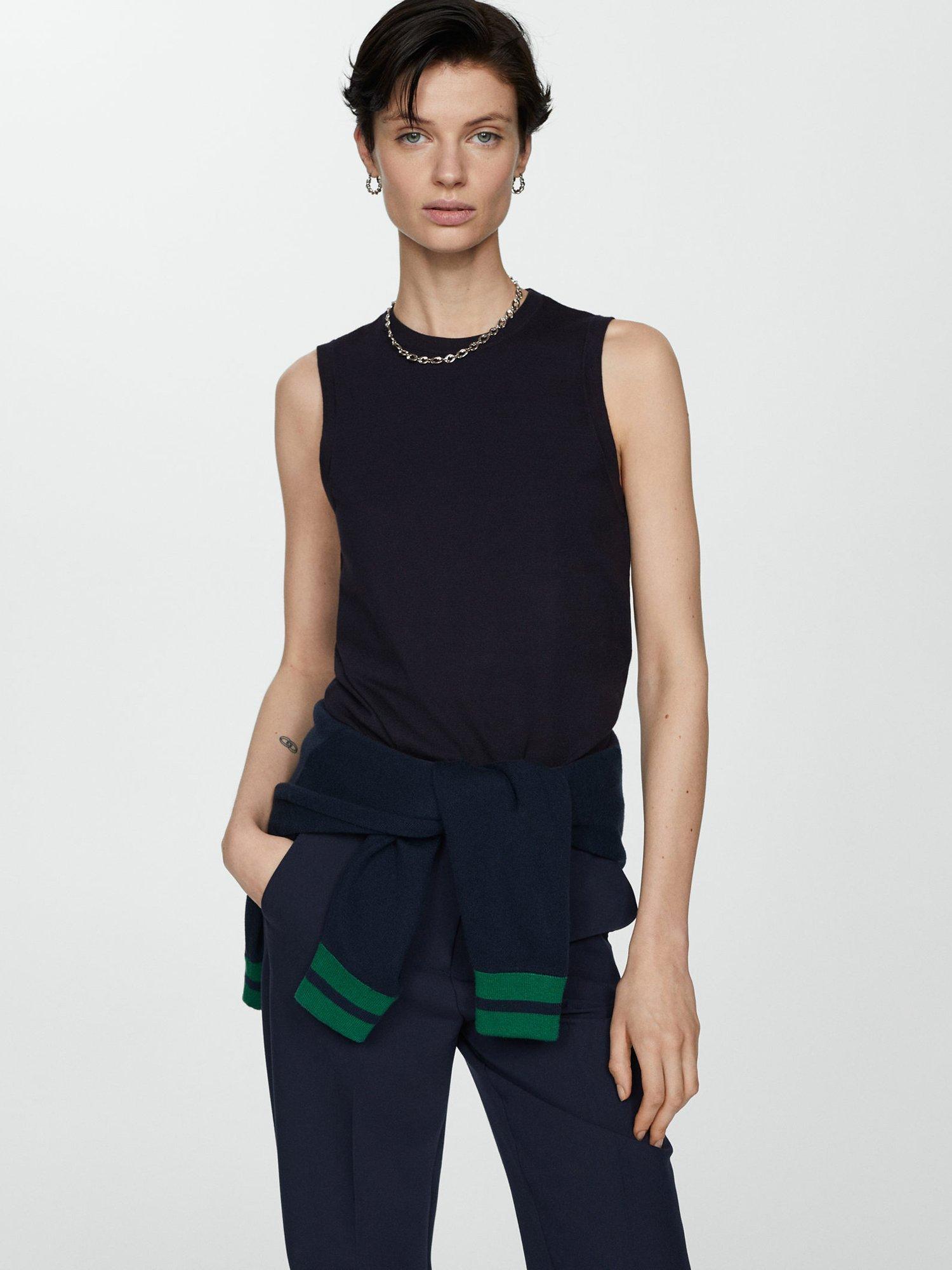 Mango Gales Fine Knit Tank Top