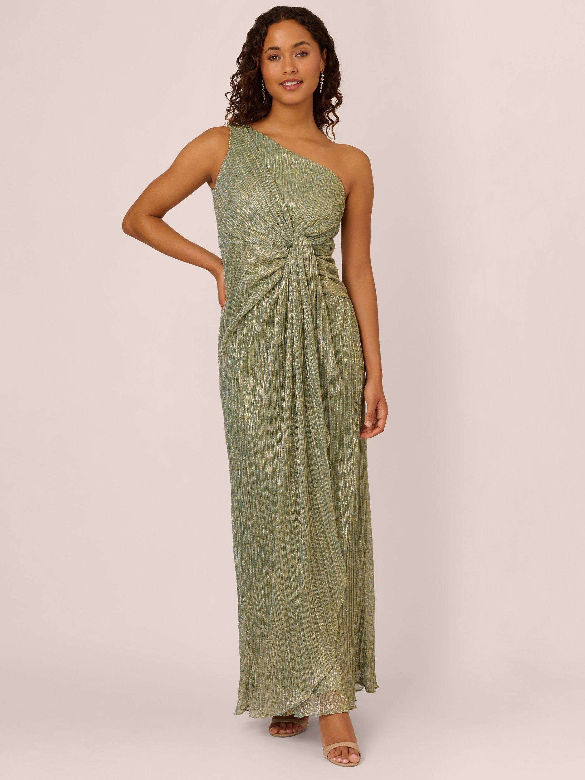 Adrianna papell one shoulder sequin gown best sale