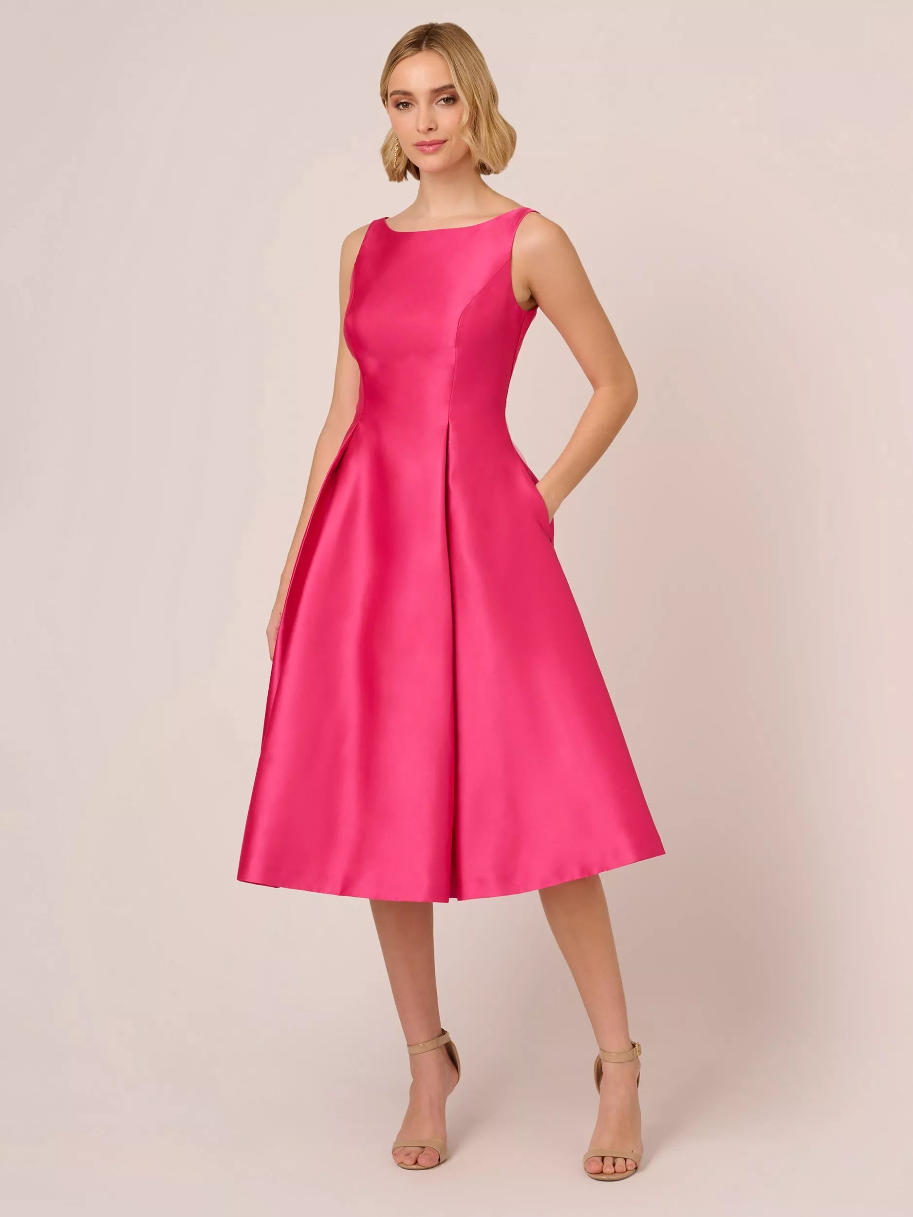 Pink cocktail dress for wedding online