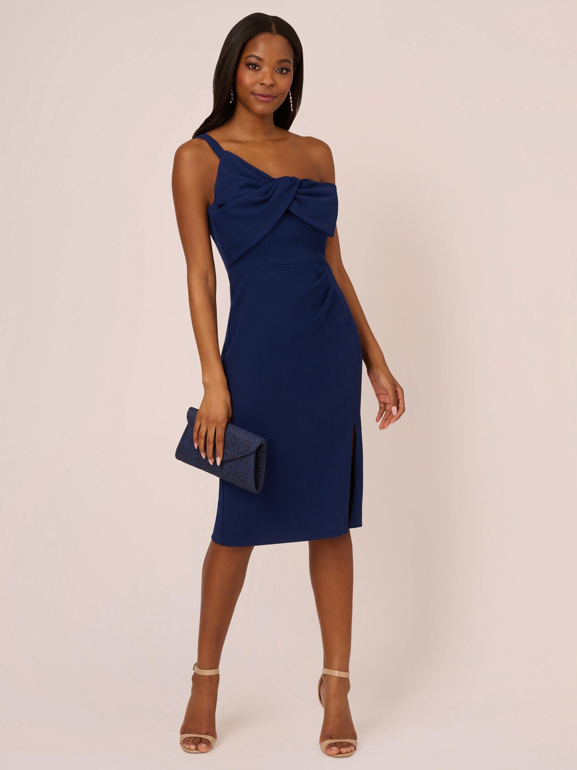 Adrianna papell navy dress best sale