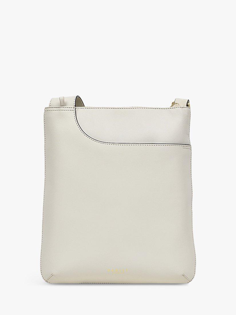 Radley Pockets Icon Leather Cross Body Bag, Chalk, One Size