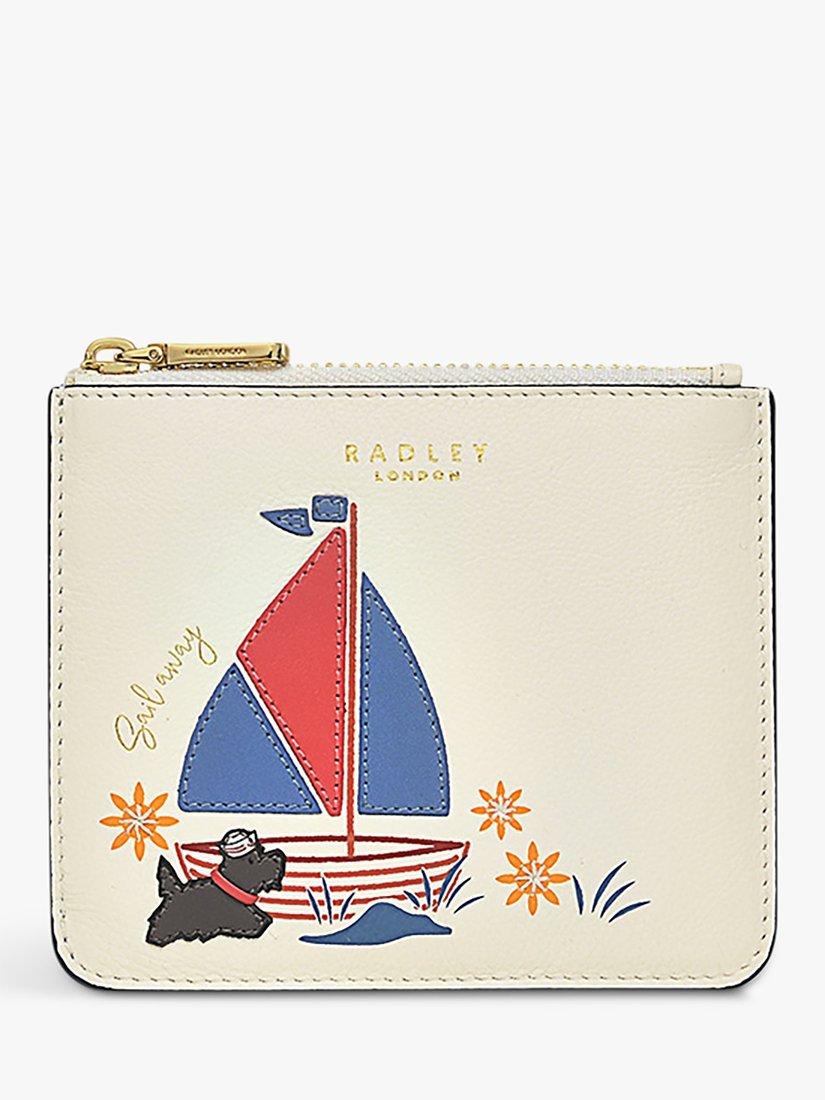 Radley Sail Away Leather Coin Purse Chalk