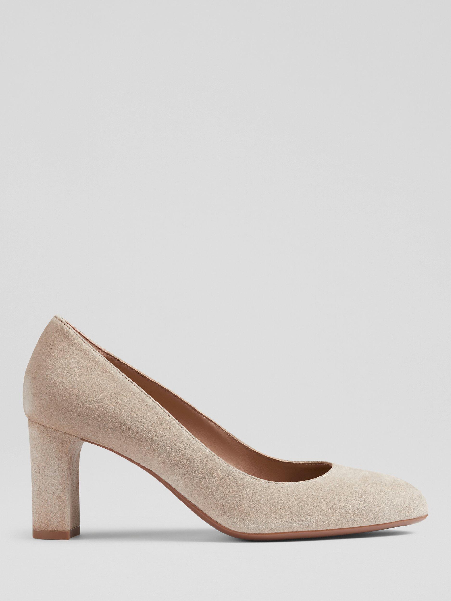 Product image 1 of 4, which shows L.K.Bennett Winola Suede Court Shoes, Trench, 2