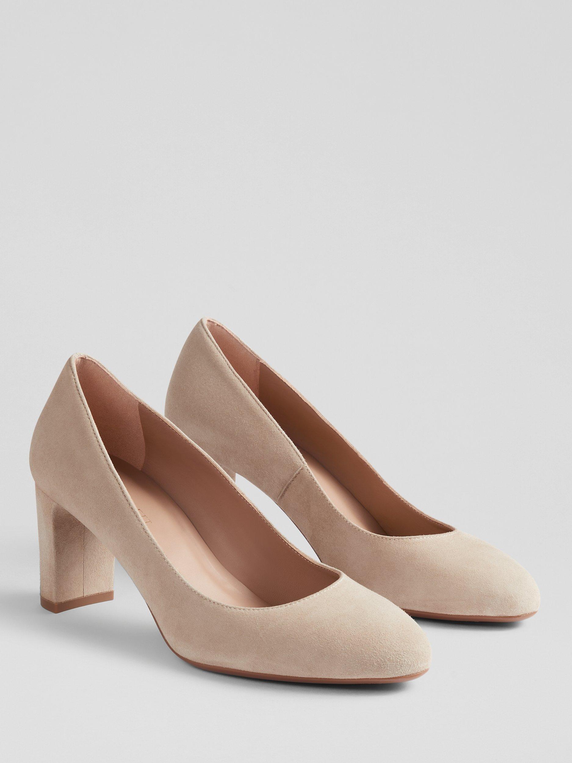 Product image 2 of 4, which shows L.K.Bennett Winola Suede Court Shoes, Trench, 2