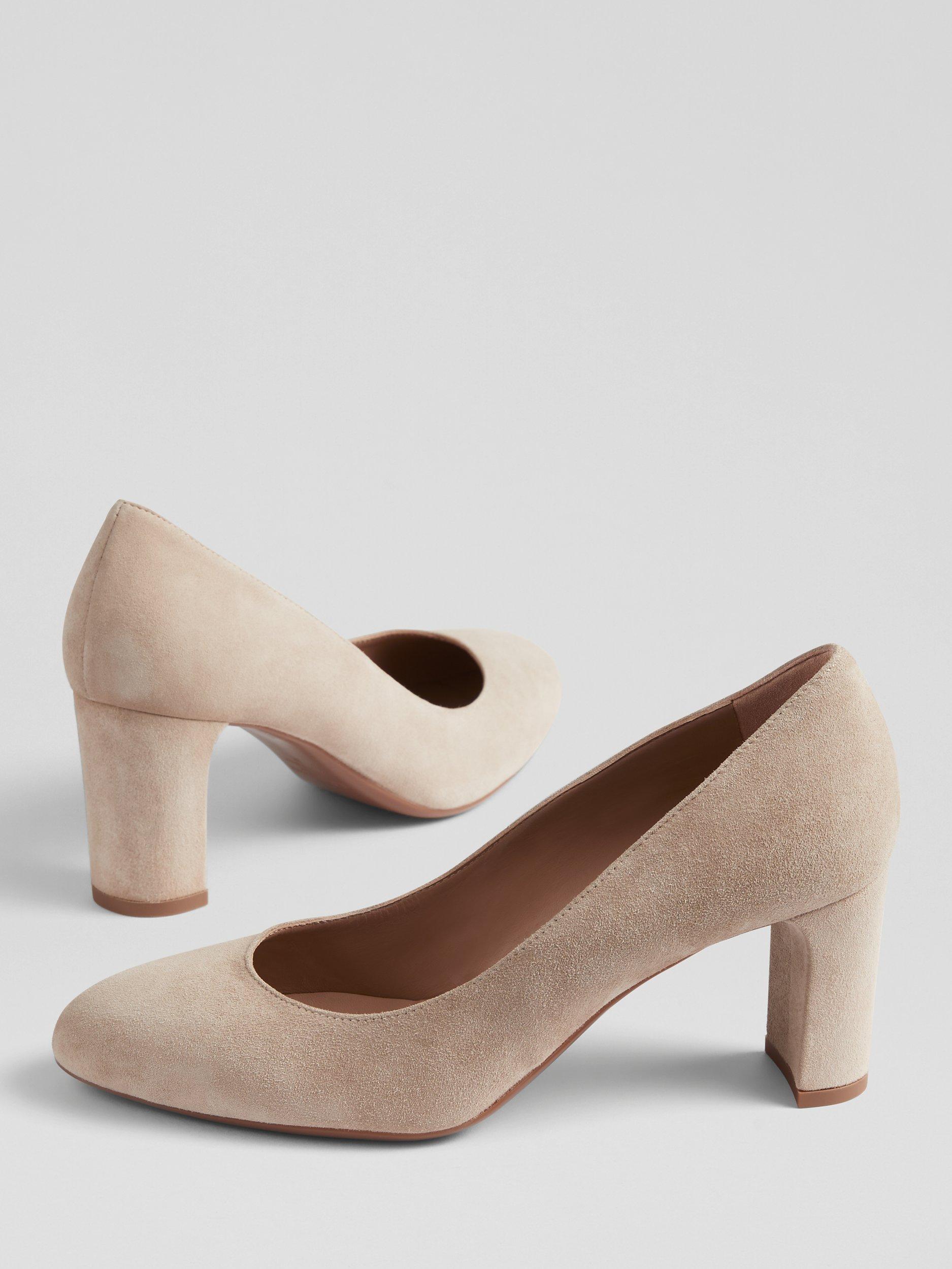 Product image 3 of 4, which shows L.K.Bennett Winola Suede Court Shoes, Trench, 2