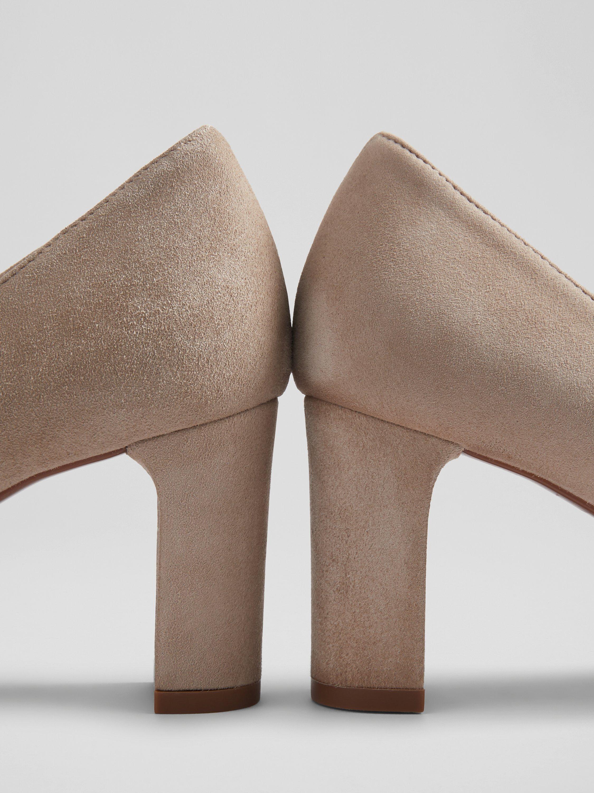 Product image 4 of 4, which shows L.K.Bennett Winola Suede Court Shoes, Trench, 2