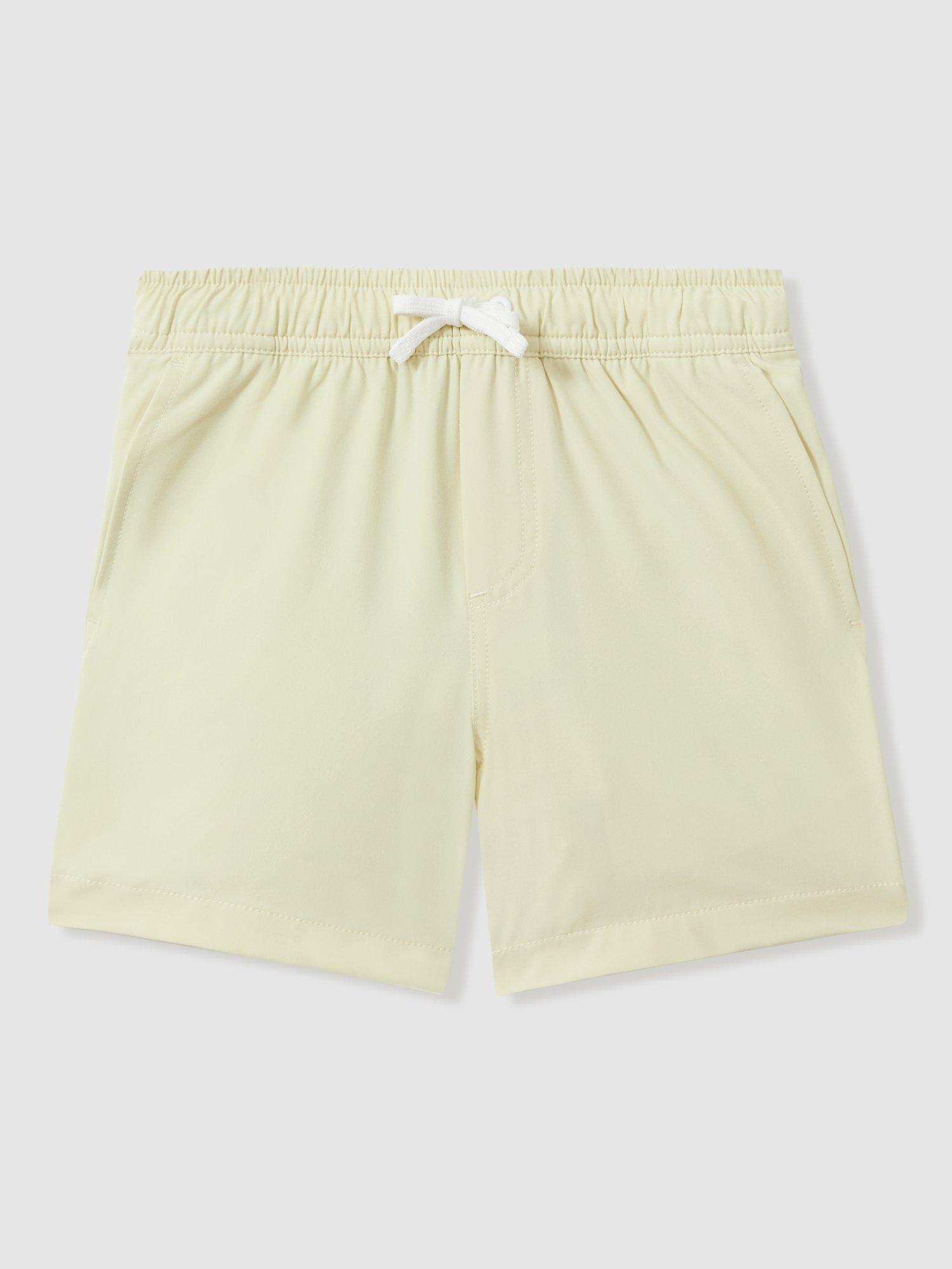 Reiss Kids' Shore Drawstring Swim Shorts, Lemon