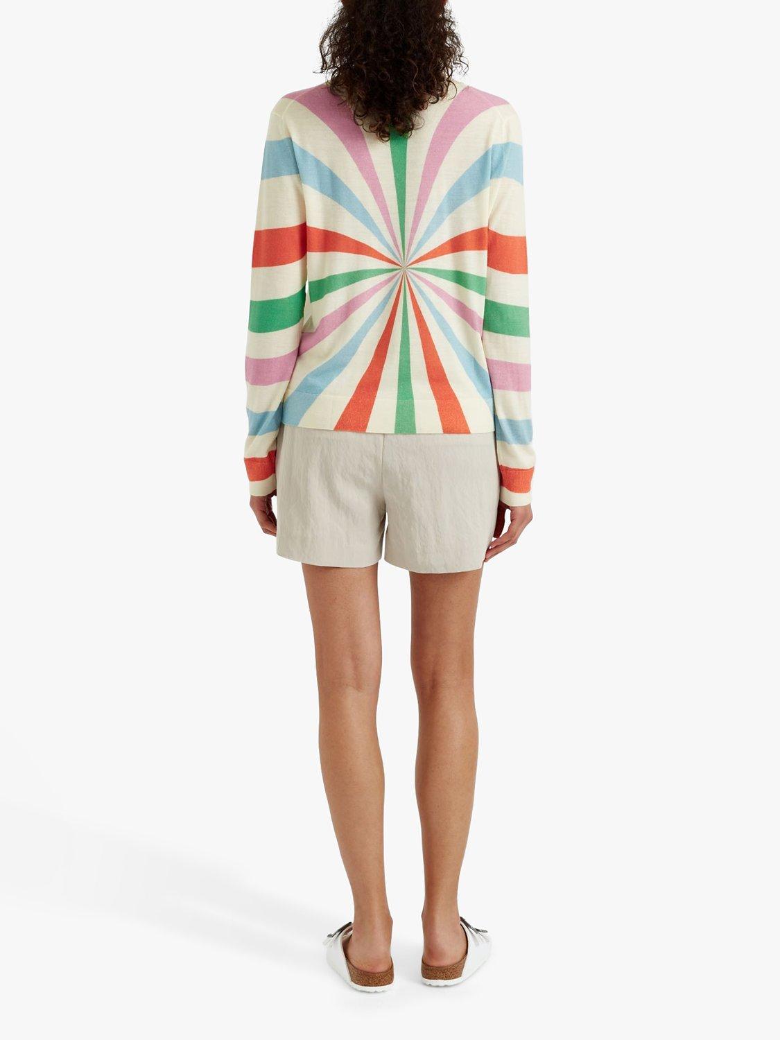 Product image 2 of 3, which shows Chinti & Parker Snoopy In Love Wool And Cashmere Jumper, Cream/Multi, XS