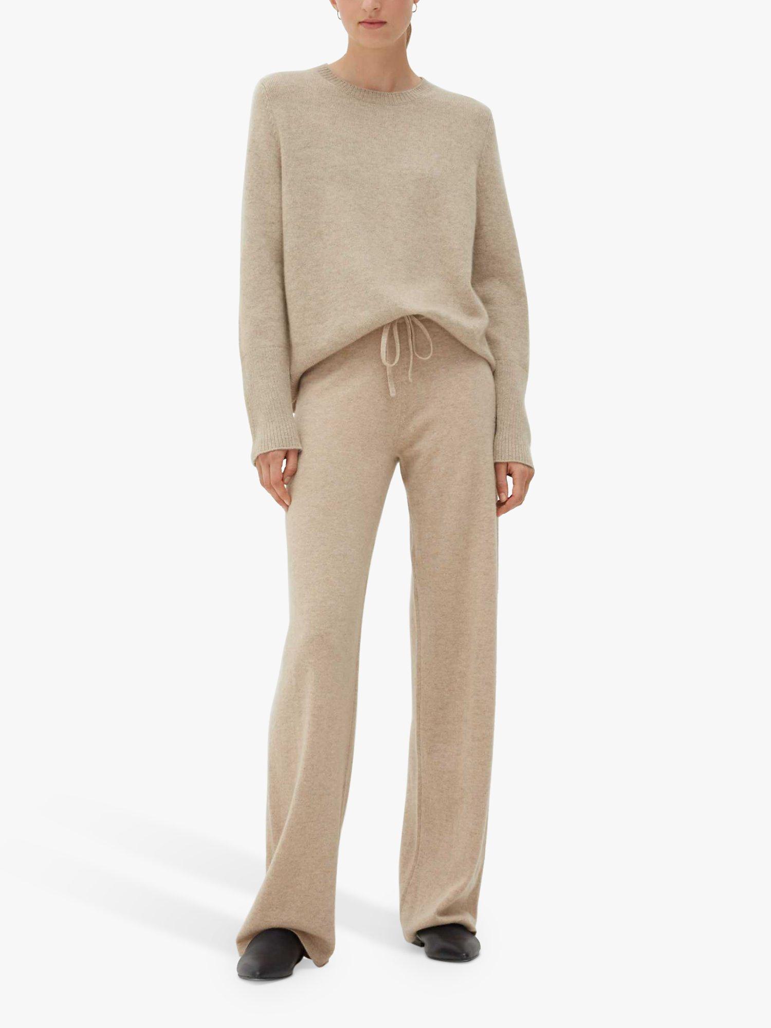 Chinti & Parker Cashmere Boxy Jumper, Oatmeal, XS