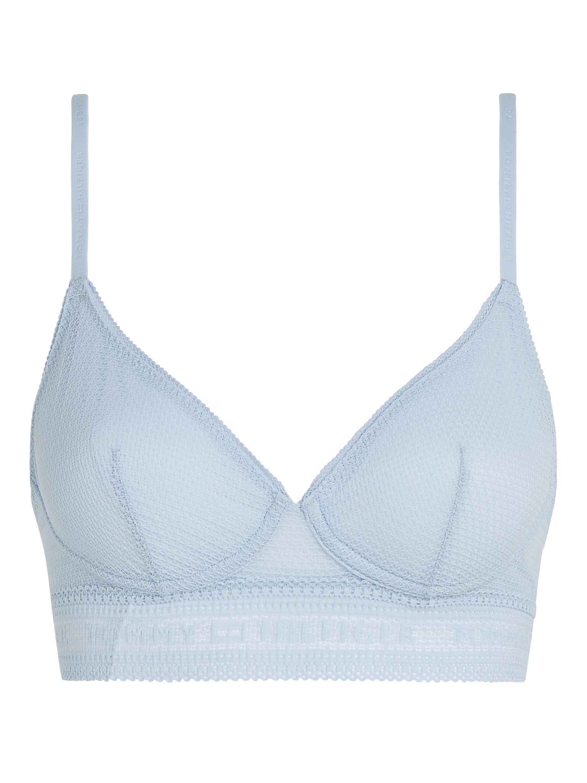 Tommy Hilfiger Unlined Triangle Bra, Breezy Blue