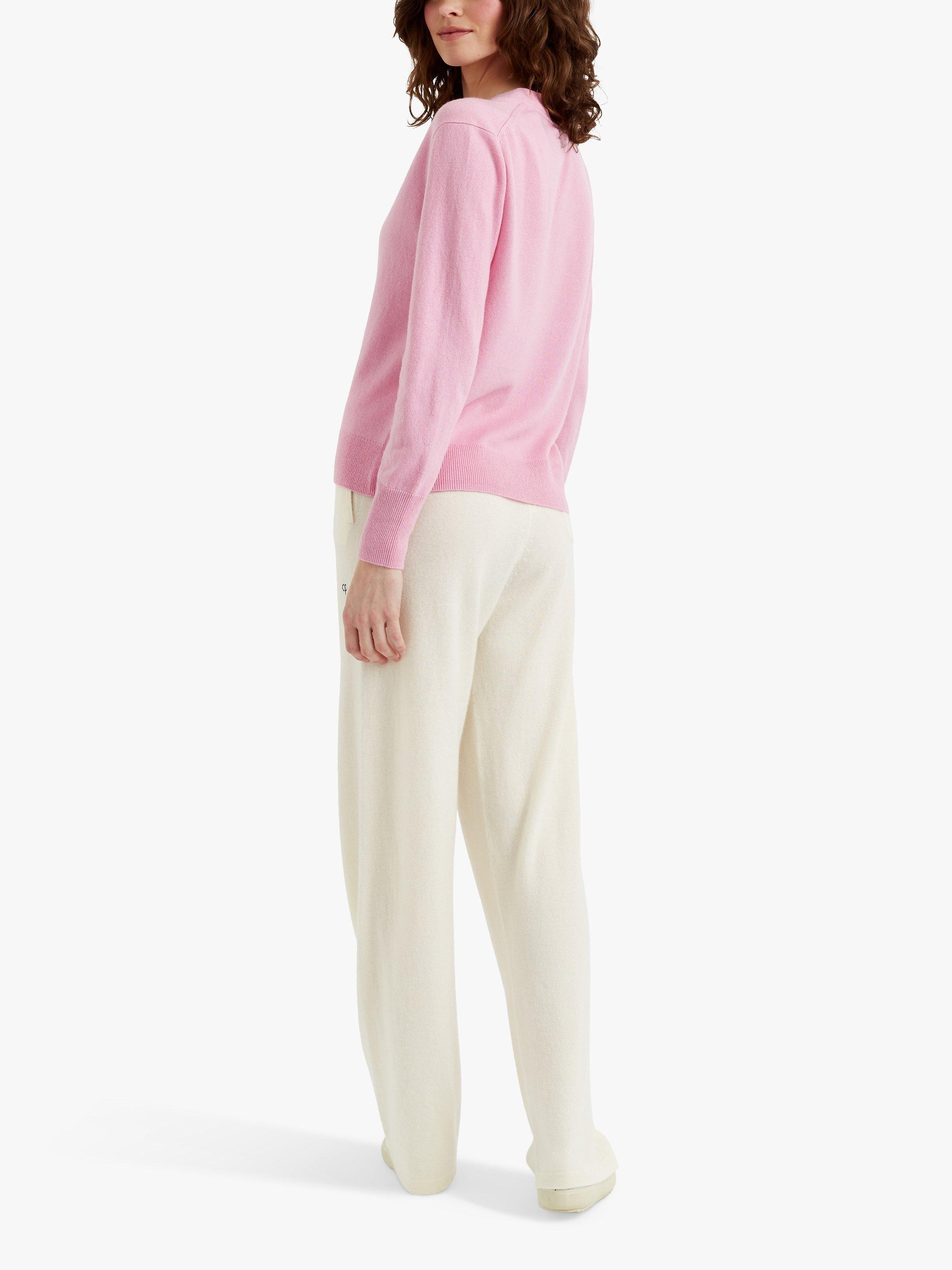 Chinti & Parker Cashmere Cardigan, Fondant Pink, XS