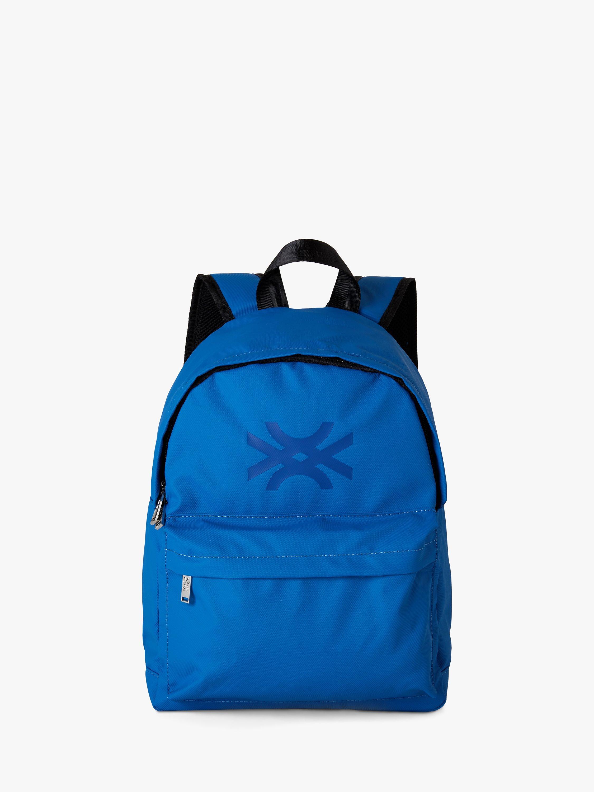 Benetton Kids' Logo Rucksack, Blue