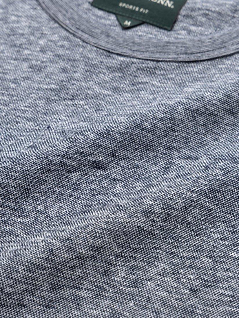 Product image 6 of 6, which shows Rodd & Gunn Fairfield Cotton Linen Slim Fit T-Shirt, Denim, XS
